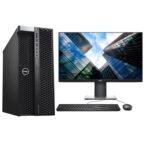 Servidor Completo Dell Precision 5820 Tower | Intel Xeon W-2133 | 64 GB RAM | 980 GB SSD | 16 GB Video | Monitor 24" | Grado A