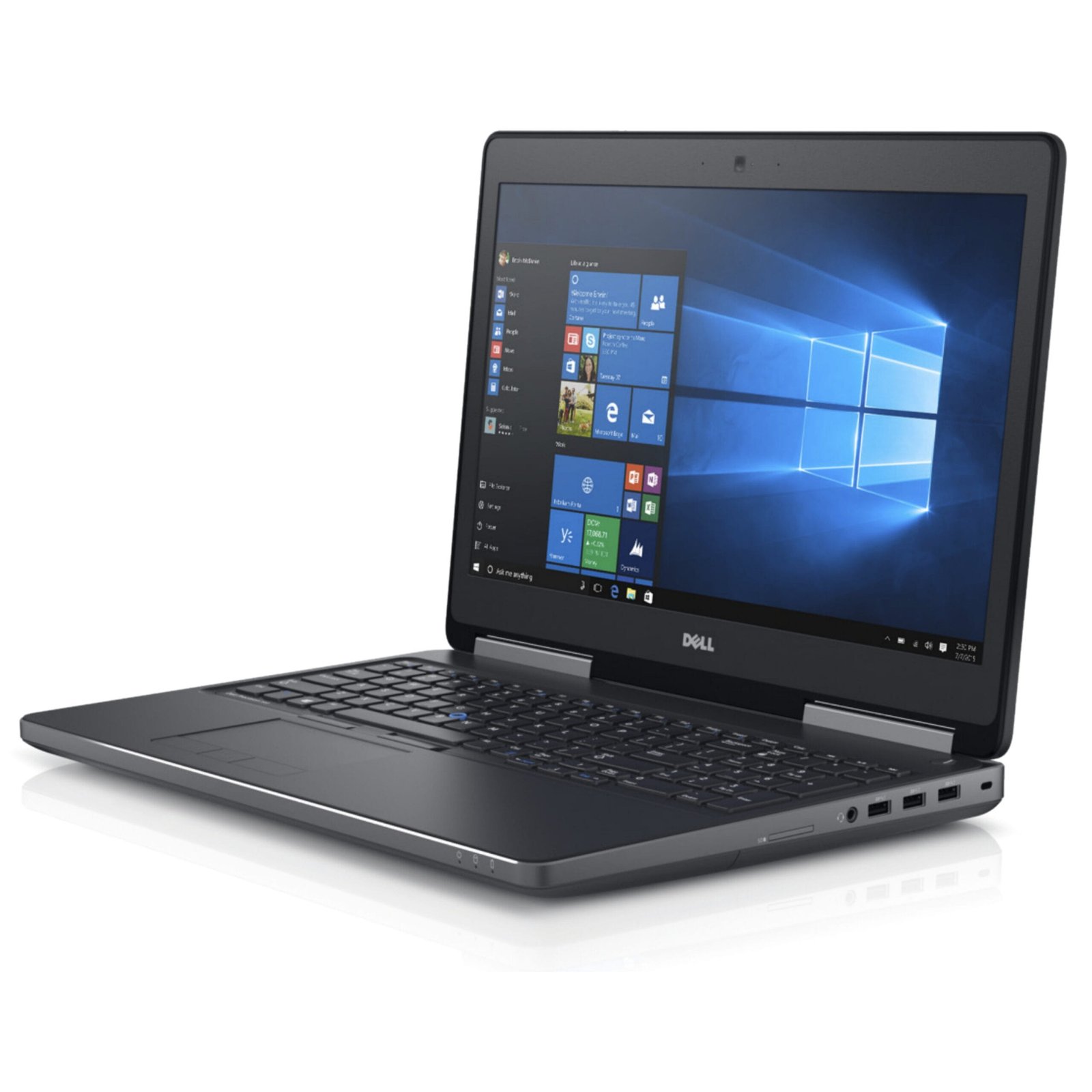 Dell Precision 7520 Laptop Workstation Dell Precision 7520 | Intel Core i7-7820HQ | 16 GB RAM | 240 GB SSD M.2 | NVIDIA Quadro M2200 4GB | Reacondicionada Grado A - Imagen 1