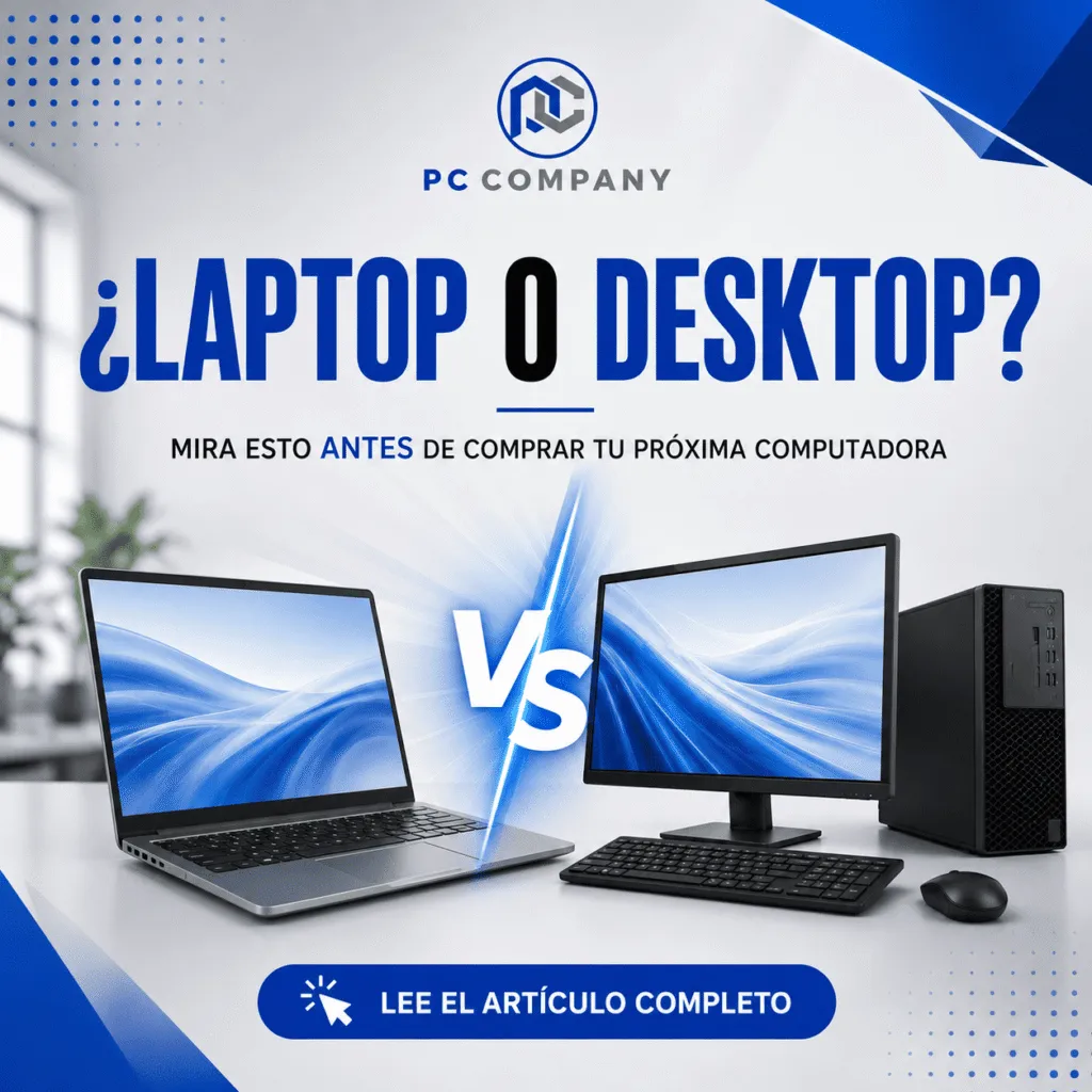 ¿Laptop o Desktop?