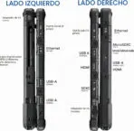 Laptop de Uso Rudo 2 en 1 Panasonic Toughbook CF-33 | Intel Core i5-6300U | 8 GB RAM | 240 GB SSD | 12" QHD 2160 x 1440 Táctil - Imagen 8